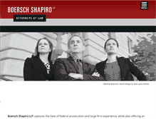 Tablet Screenshot of boerschshapiro.com